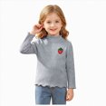 thumbnail image 1 of JUMEYU Toddler Girl Fall Clothes Girls Long Sleeve Tees Girls' Soft T-Shirts Kids Basic Crewneck T-Shirts Top for Teen Youth Girls 4T 5T (Grey,4-5 Years), 1 of 6