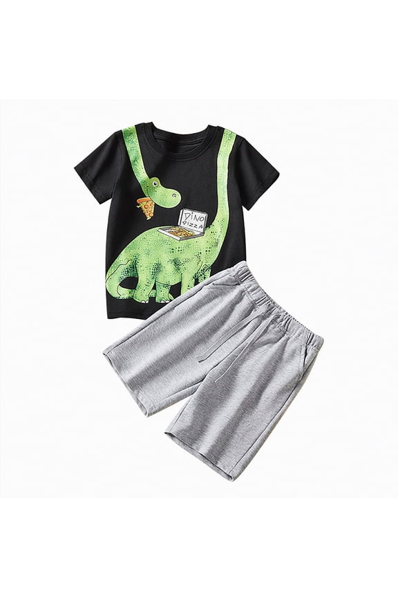 Toddler Golf Outfit Infant Baby Boy Summer Clothes Color Block Short Sleeve T Shirt Stretch Rolled Shorts Cute Newborn Toddler Outfits 3T 4T (Black,3-4 Years)