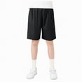 thumbnail image 1 of JUMEYU Toddler Soccer Shorts Boys Boys Running Shorts Quick Dry Lightweight Athletic Shorts with Zipper Pockets for Workout Gym Training Outdoor 4t 5t (Black,4-5 Years), 1 of 6