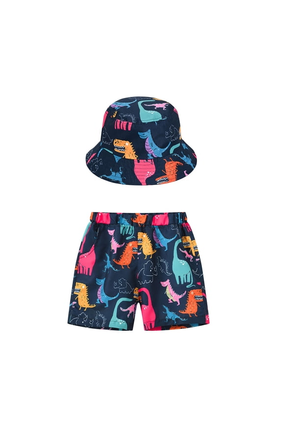 Toddler Swimsuit Boy Unisex Toddler Baby Boy Girl Swim Trunks Print Swimming Shorts Board Shorts Beachwear Swimsuit Infant Bathing Suit 3T 4T (Multicolour,3-4 Years)
