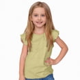 thumbnail image 1 of JUMEYU Tween Shirts Girls Trendy Girl's Summer Graphic Print Crop Tops Casual Short Sleeve T Shirt Tee Size 7-8 (Light Green,7-8 Years), 1 of 6