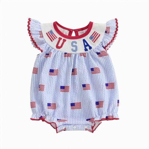 JUMEYU Usa Baby Clothes Baby Snap Bodysuit Romper Newborn Girl Basic Pattern Bodysuits 0 3 6 9 12 18 24 Months (Sky Blue,0-3 Months)