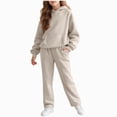 thumbnail image 1 of JUMEYU Winter Outfit for Girls Toddler Girls Clothes Fall Winter Long Sleeve Shirt Top Jeans Outfits for Girl Bottom Clothing Set Size 6-7 (Khaki,6-7 Years), 1 of 7