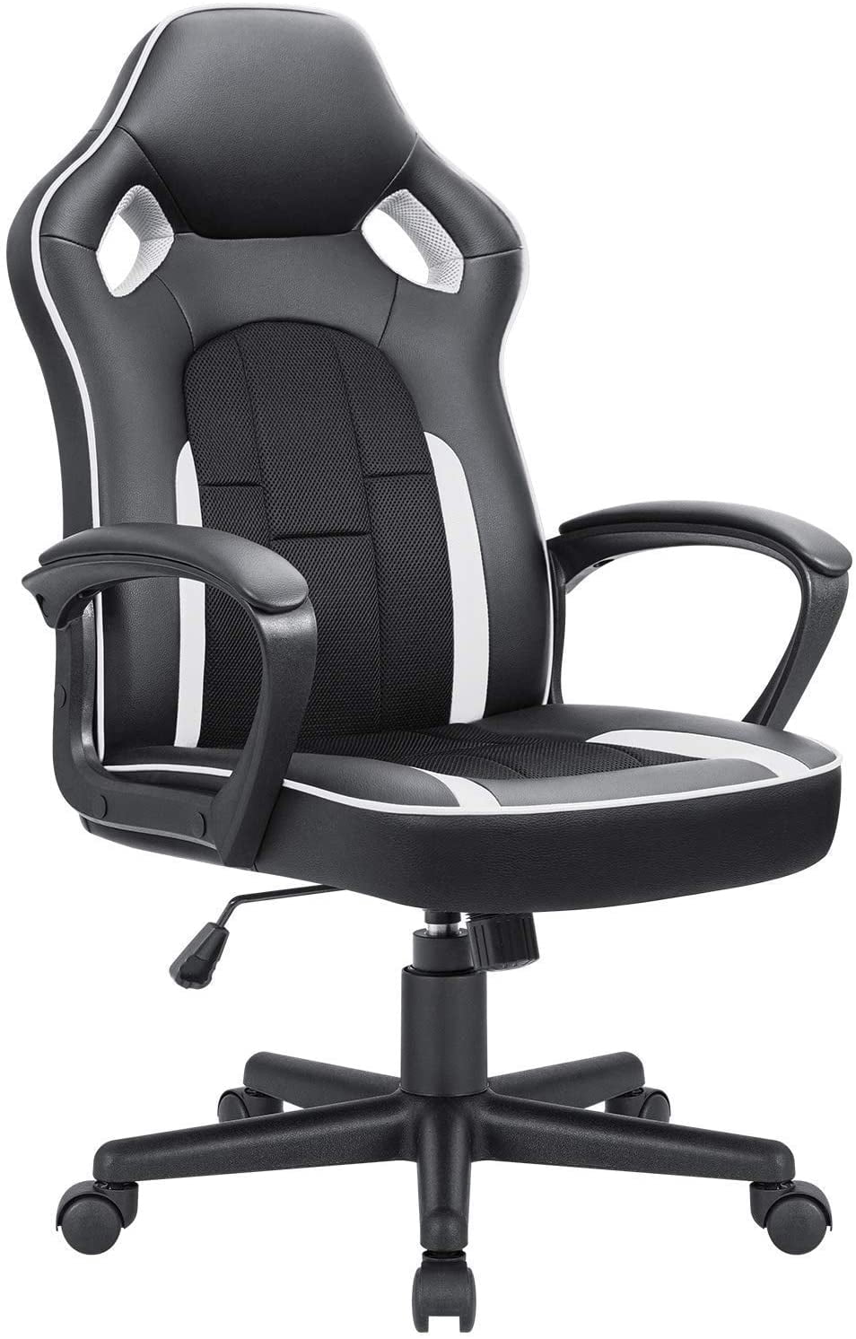 JUMMICO Gaming Chair Ergonomic Executive Office Desk Chair High Back Leather Swivel Computer