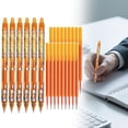 thumbnail image 1 of JUMNUYCUH 6Pcs Erasable Pens, 0.5mm Fine Point Orange Gel Ink Pens with 20 Pen Refills, Retractable Smooth Writing Pens for Journaling, Drawing and Note Taking, Office Supplies, Classroom Must Haves, 1 of 9