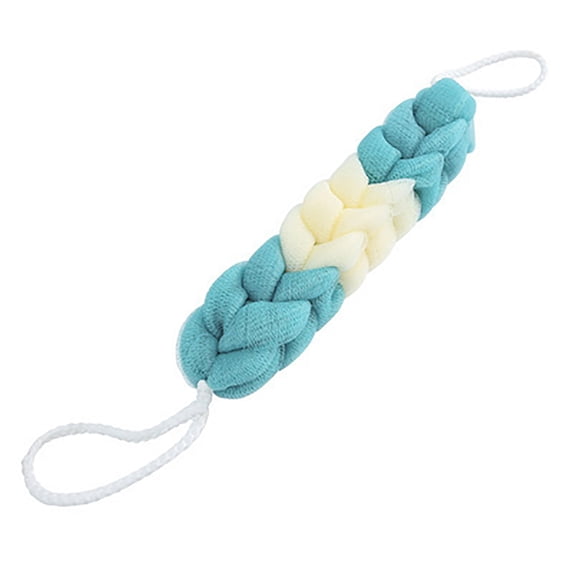 JUMNUYCUH Long Loofah Back Scrubber for Shower, Body Bath Sponge Ball with Rope Handles, Back Scrubber Bath Shower Mesh Sponge Exfoliating Body Scrub Stretch Braided Loofah for Men and Women