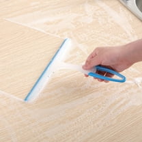 JUMNUYCUH Shower Squeegee for Glass Doors, Flexible Silicone Squeegee, Ergonomic Bathroom Squeegee for Windows, Car Windshields and Tiles, Window Wiper, Mirror Cleaner Tool, Blue