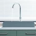 thumbnail image 1 of JUMNUYCUH Silicone Sink Splash Guard, Sink Water Splash Guard for Kitchen and Bathroom, Kitchen Sink Accessories, Non-Slip Base, Easy to Install, 19.3" x 2" x 3.4", Gray, 1 of 8