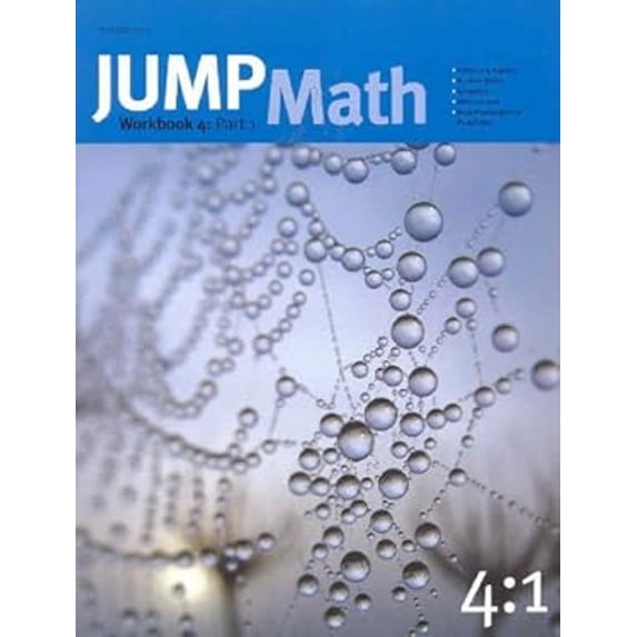 Pre-Owned Jump Math: Workbook 4, Part 1 (Paperback) 1897120427 9781897120422