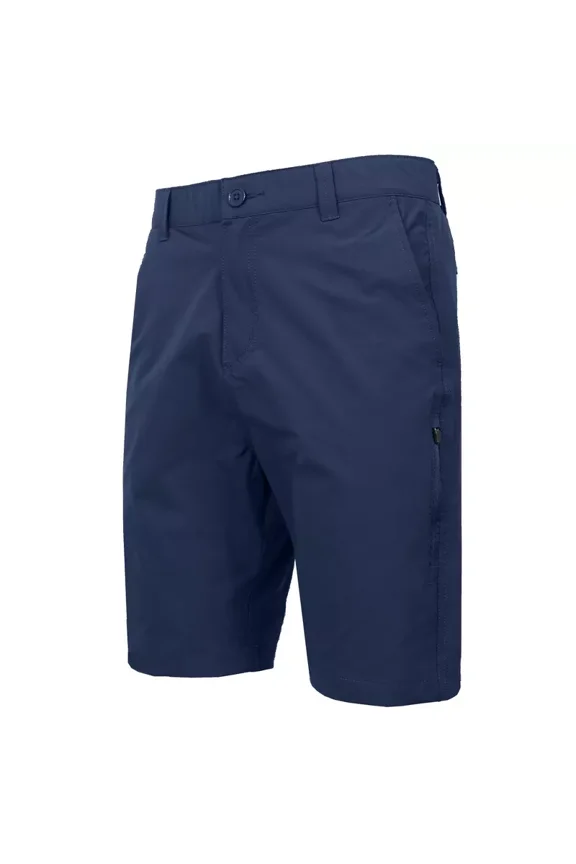 JUMP START 6-POCKET ALL MOTION STRETCH UTILITY SHORTS - SIZE: MEN 34 - NAVY