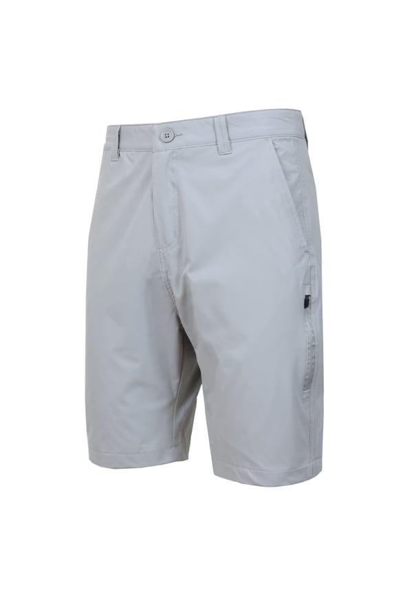 JUMP START MENS 6-POCKET ALL MOTION STRETCH UTILITY SHORTS - SIZE: 40 - GRAY
