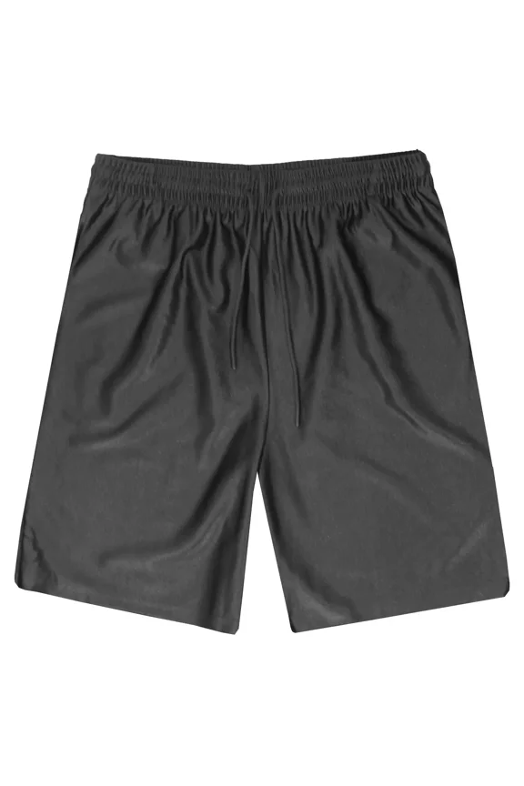 JUMP START MEN'S MOISTURE-WICKING PERFORMANCE DAZZLE SHORTS - SIZE: 2XL - BLACK