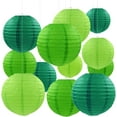 thumbnail image 1 of JUMRHFAN 12 Pcs Green Party Paper Lanterns Green Party Supplies Round Chinese Paper Lanterns for Spring Theme Party Birthday Baby Shower Graduation Wedding Irish Party Saint Patricks Day Decor, 1 of 14