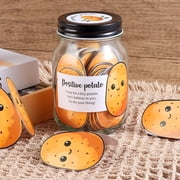 JUMRHFAN 60 Pcs Positive Potato Emotional Support Gift Set, Potato Affirmation Cards with Glass Jar for Gifts, Mental Health Gifts to Cheer Up Friends Positive Affirmations Cards for Women