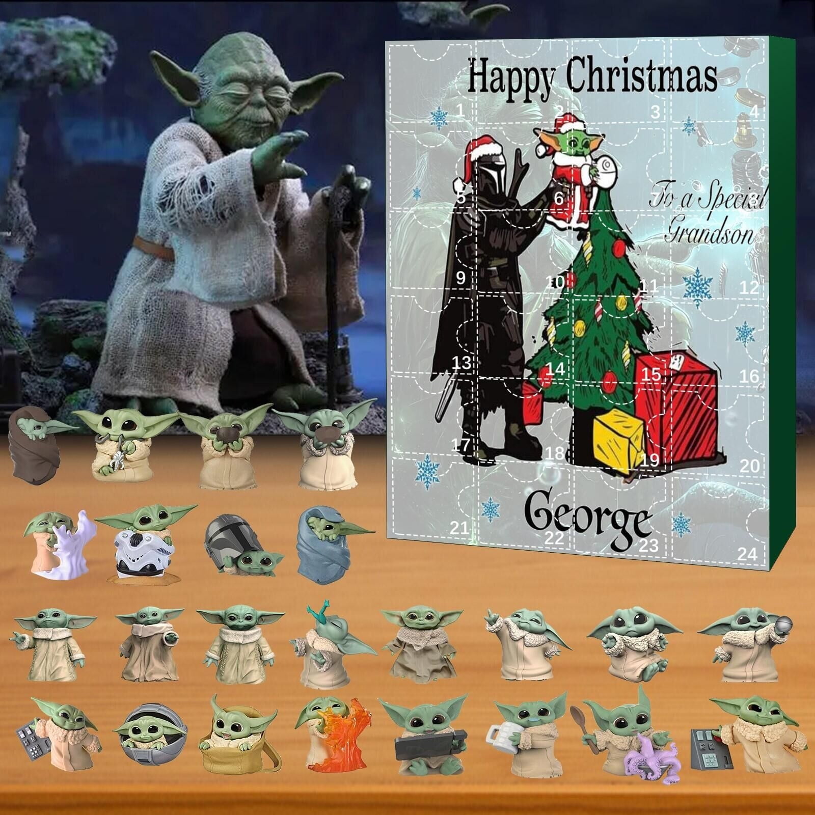 JUNBYONE Star Wars Christmas Advent Calendar 2025 Contains 24 Gifts
