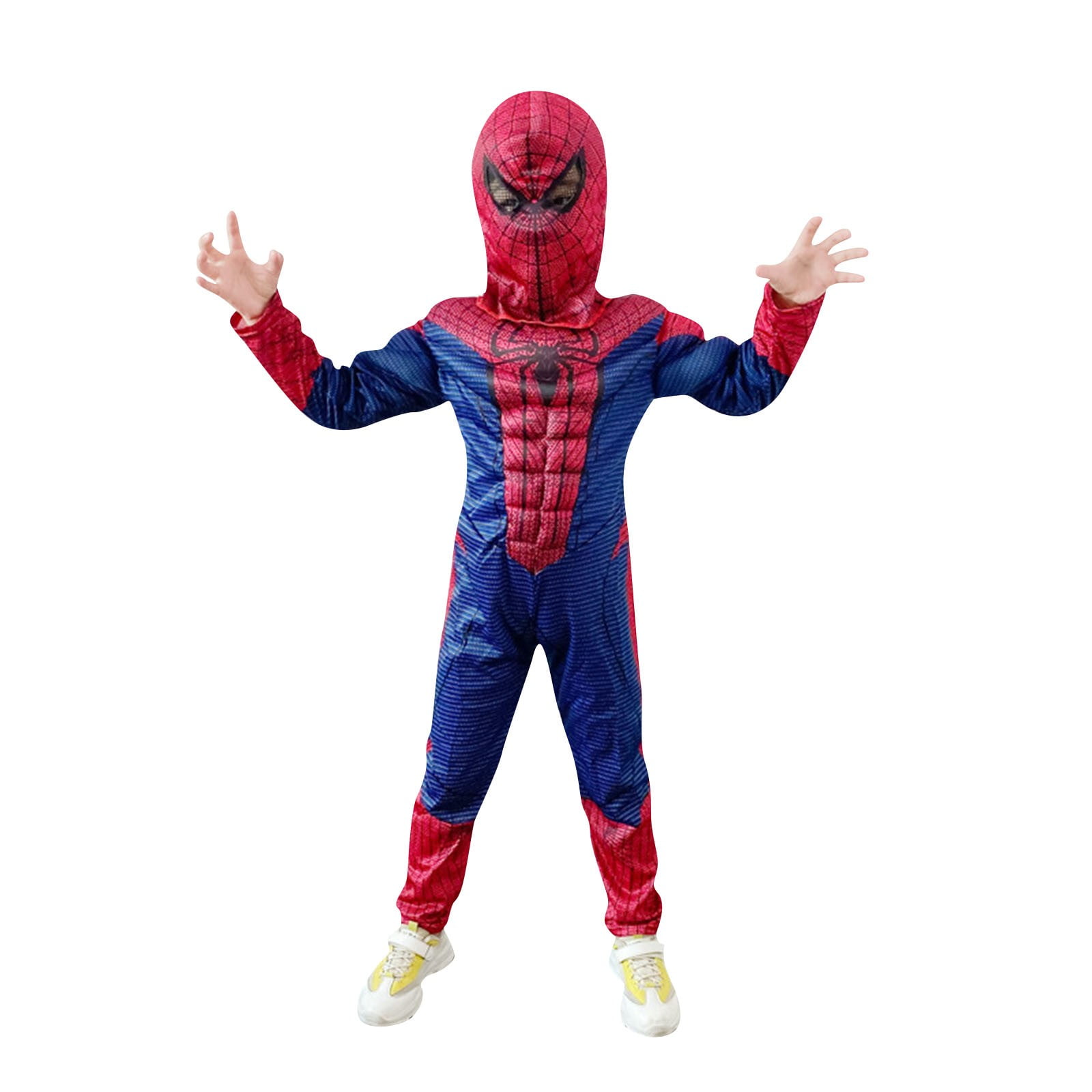JUNBYONE Superhero Costume Cosplay Halloween Costumes Jumpsuit Kids Zip — free download