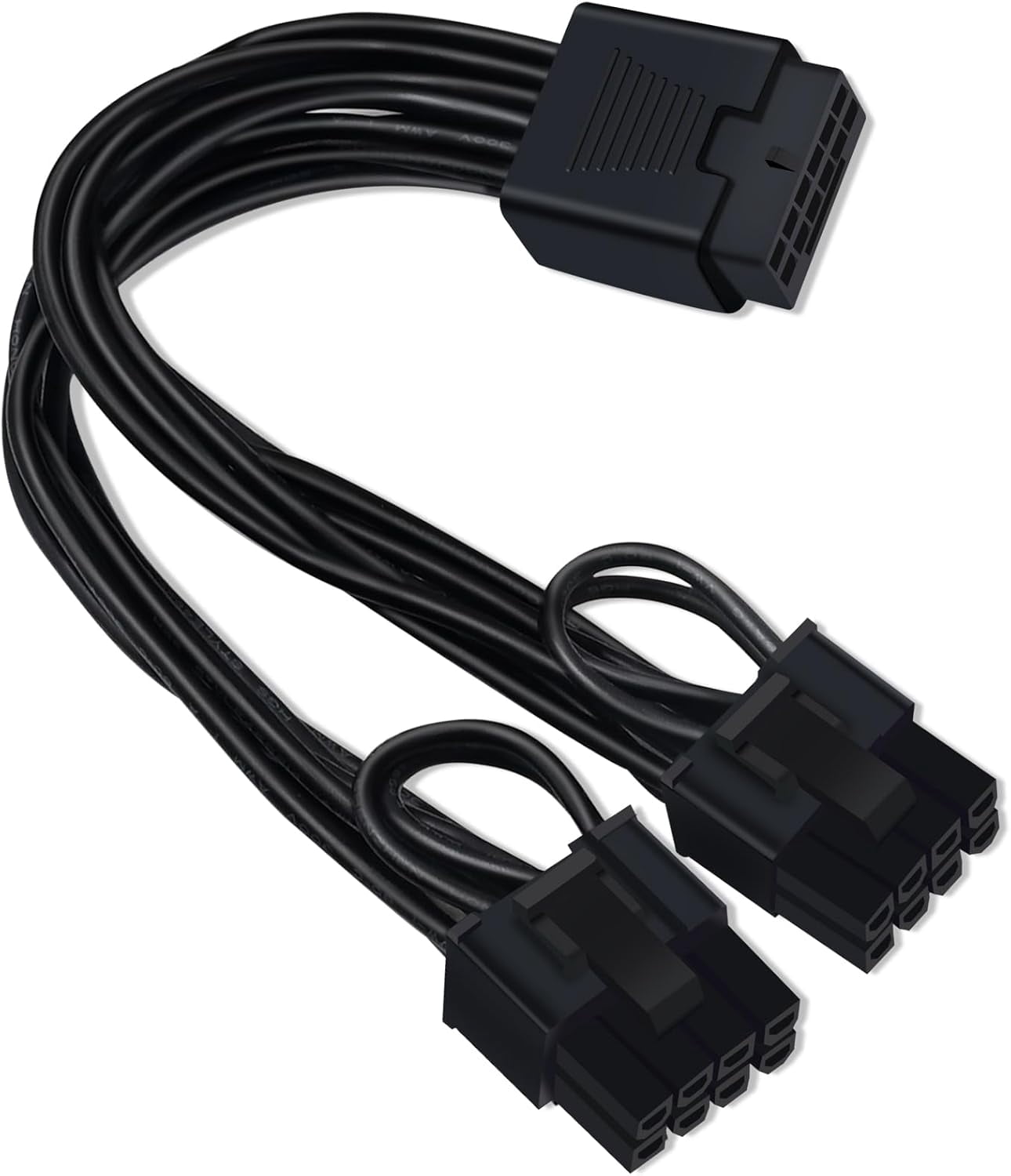 JUNCHI-12VHPWR Cable Extension, 16 Pin Female to Dual 8 Pin(6+2) Male ...