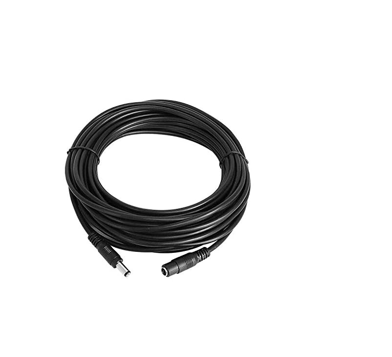 JUNCHI-30ft (10m) DC Power Extension Cable, 5.5mm x 2.1mm, 12V ...