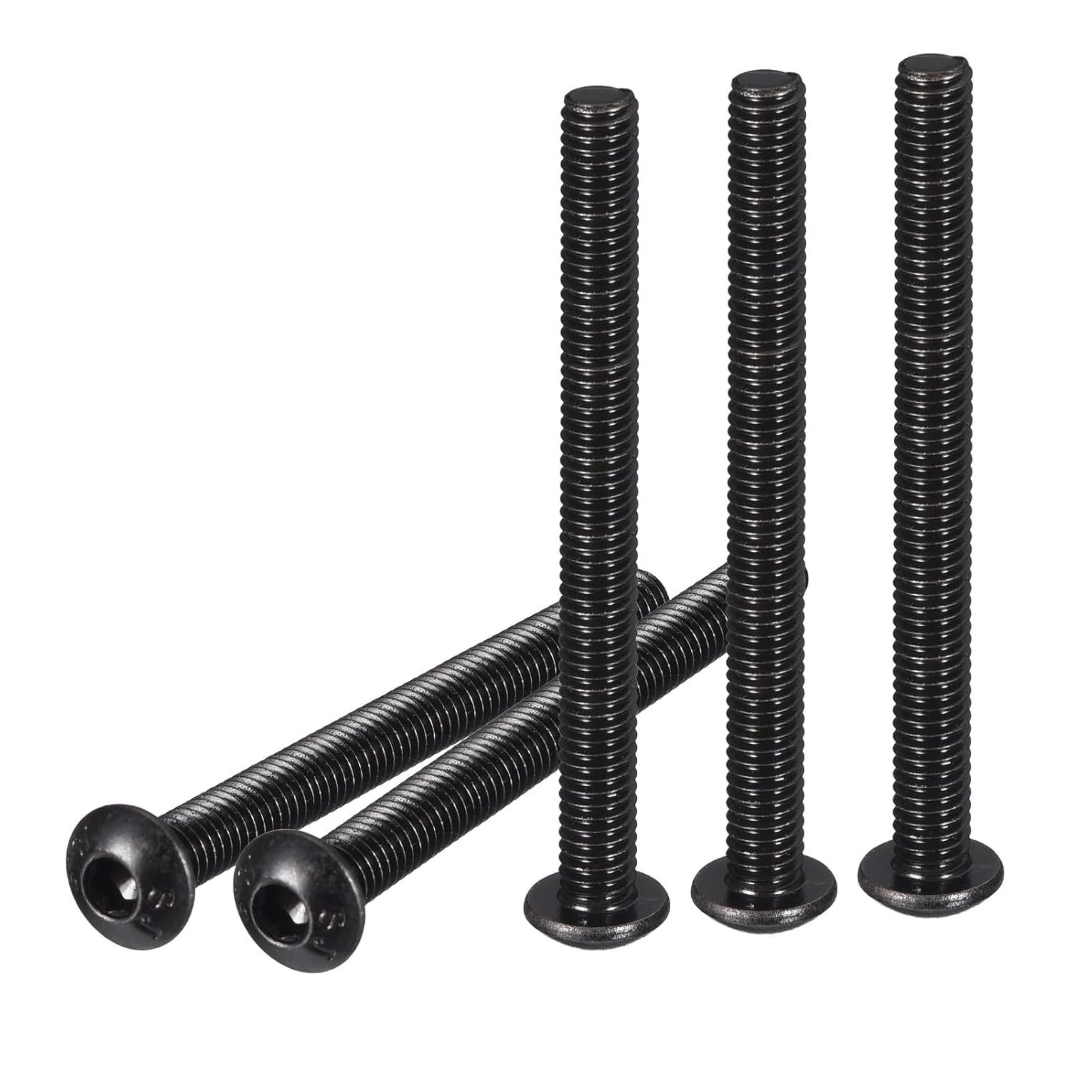 JUNCHI-M4-0.7x50mm Button Head Socket Cap Screws - 50Pack - Good for ...