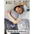 thumbnail image 1 of JUNCHI-Super Strong Vibrating Alarm Clock for Heavy Sleepers, Adjustable Vibration Bed Shaker Clock Under Pillow for Hearing Impaired Deaf, Cordless, Small, USB Rechargeable for Travel, 1 of 4