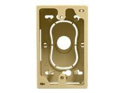 ICC ICACSMBSIV 1 Gang Junction Mounting Box - Ivory