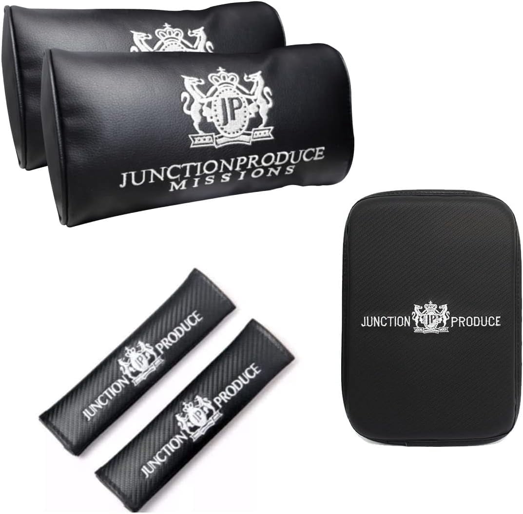 Junction Vip Pillows JUNCTION PRODUCE VIP Car Neck Pillow Headrest + Shoulder Pad + Armrest ...