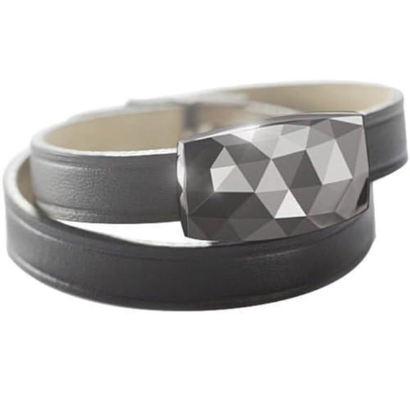 JUNE UV Monitoring Bracelet Tracks Real-Time UV Exposure, Gunmetal