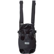 JUNELILY Pet Dog Front Carrier | Vest Harness for Small Dogs for Walking Pet Outdoors (Black)