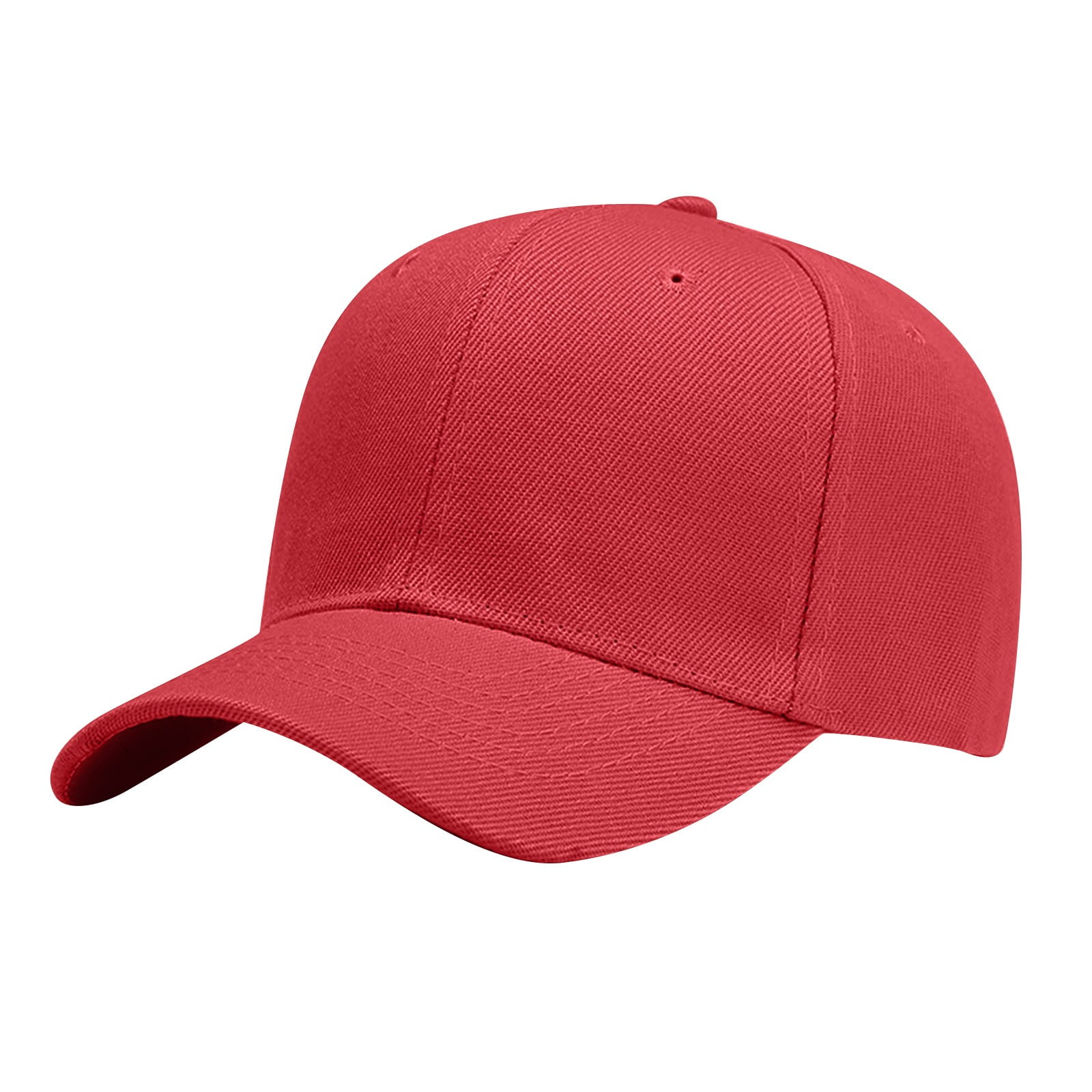 JUNEYUNG Fitted Baseball Cap Red Hat Half Hats For Women Block Hats For Men Ball Caps For Men Low Profile Trucker Hat Funny Secret Santa Gifts for Men