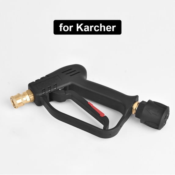 JUNGLEFLASH High Pressure Washer Car Cleaner Water Gun for KARCHER BOSCH LAVOR PARKSIDE NILFISK Pressure Washer 4000PSI with 5 Quick Connect Nozzle Kit Water Gun for Car Cleaning