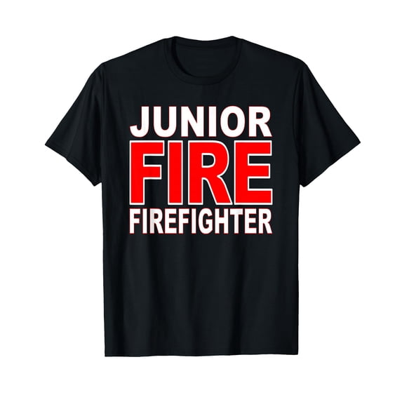 JUNIOR FIREFIGHTER FIREMAN FIRE DEPARTMENT UNIFORM TEE T-Shirt