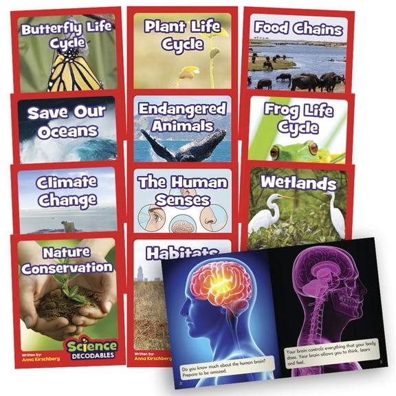 Junior Learning Science Decodables Phase 6 Non-Fiction Educational Learning Set