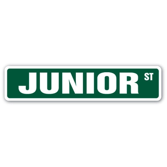 Jr Store Sign JUNIOR Street Sign Childrens Name Room Sign | Indoor/Outdoor | 36