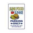 thumbnail image 1 of SignMission 8 x 12 in. Junk Food Junkie Decal - Candy Fried Fast Food, 1 of 4