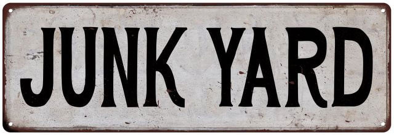 JUNK YARD Vintage Look Rustic Metal City State Sign 6 x 18 Matte Finish Metal 106180041208
