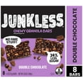 thumbnail image 1 of Junkless Chewy Double Chocolate Granola Snack Bars, 1.1 oz, 8 Count (Shelf Stable, Paperboard Box), 1 of 13