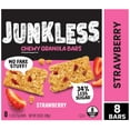 thumbnail image 1 of Junkless Chewy Strawberry Granola Snack Bars, 1.1 oz, 8 Count, 1 of 13