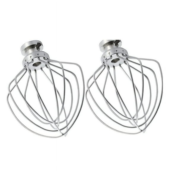 JUNMITY Durable Stand Mixer Attachments with Whisk, Stainless Steel Silver, 4.92*6.1 inches