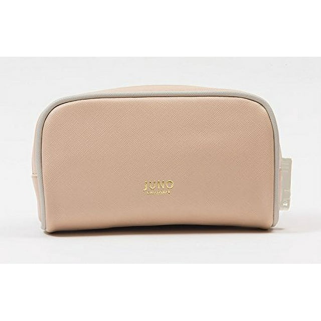 JUNO ChildSafe Bag • Child-Proof Bag with Locking Zipper - NO Key or Code Needed! • Keep Children Safe from Medications, Cosmetics, Sunscreen, Gum, etc. (Mezzo, Nude)