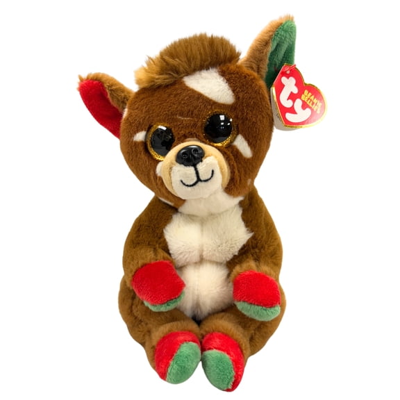 Ty Beanie Bellies - Juno the Deer Glitter Eyes - Stuffed Animal
