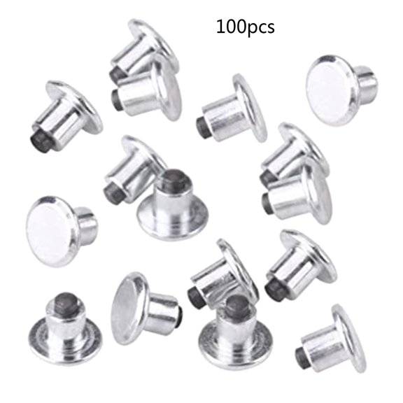 JUNTEX 100Pcs Tire Anti-slip Screws Snow Days Safety Studs for Motorcycle Bicycle Wheel Hiking Shoes Anti-ice Spikes