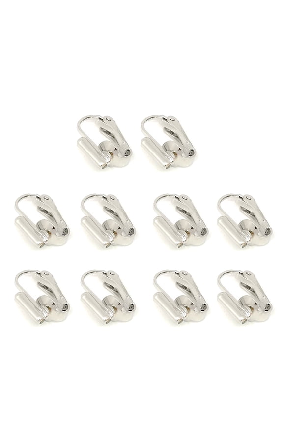10Pcs Earring Converters Turn Any Pierced Earrings Into Clip-On Jewelry Findings