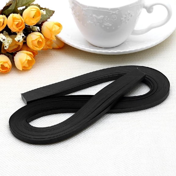 JUNTEX 120 Stripes Quilling Paper 5mm Width Solid Color Origami Paper DIY Hand Crafts