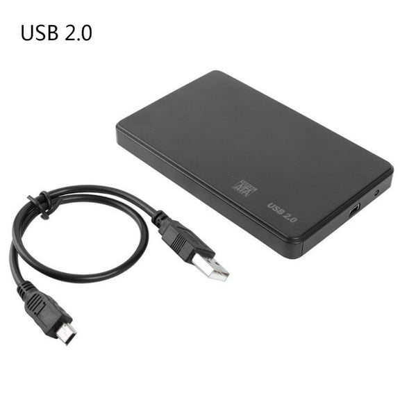 JUNTEX 2.5'' Hard Disk Case Sata to USB 3.0 2.0 6Gbps 2TB External HDD Enclosur