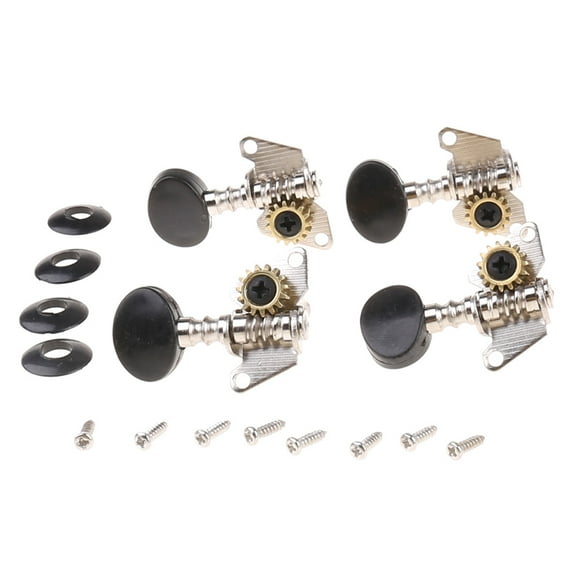 JUNTEX 2R 2L Tuning Pegs Machine Head Tuners for 4 String Ukulele Guitar Accessories