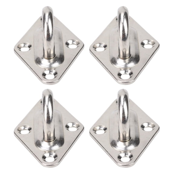 JUNTEX 304 Stainless Steel Ceiling Wall Mount Hook Heavy Duty Anchor Eye Plate For Boat
