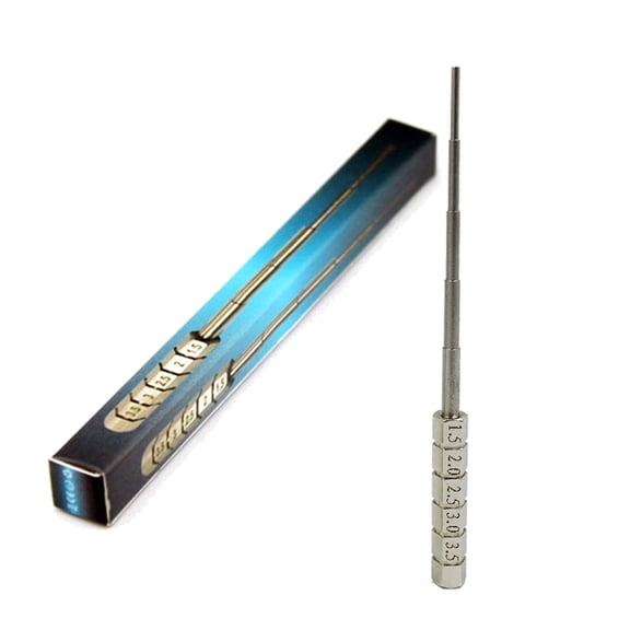 JUNTEX 5 Sizes Jewelry Wire Ring Wrapping Step Mandel Steel Round Bead Working Loop DIY Jump Ring Metal Jewelry Forming Tools