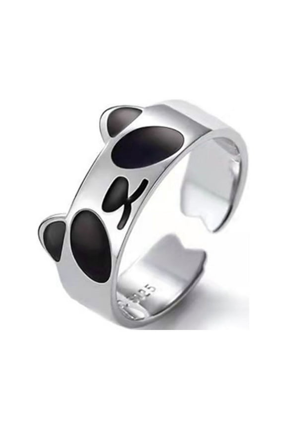 Animal Rings for Women Graduation Gifts Panda Adjustable Open Rings Jewelry