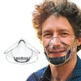 thumbnail image 1 of JUNTEX Anti-Fog Clarity Face_Masks Plastic,Transparent Face_Shield for Adult,Visible Clear Face_Mask Breathable Mouth Nose Prot, 1 of 19