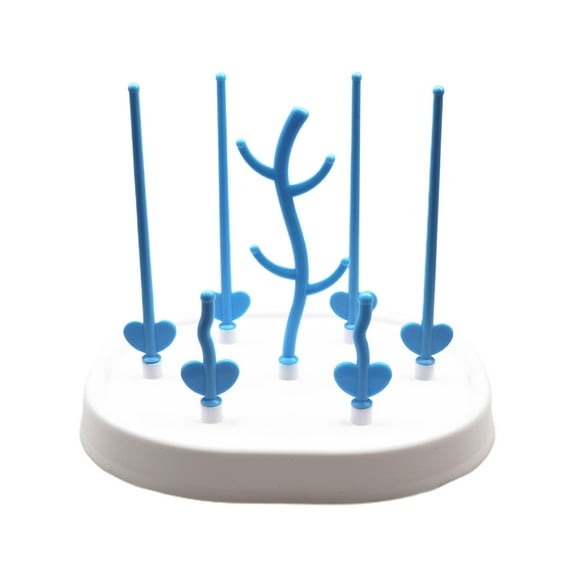 JUNTEX Baby Bottle Drying Rack Newborn Feeding Bottle Cleaning Dryer Drainer Storage Nipple Shelf Pacifier Milk Feeding Cup Holder